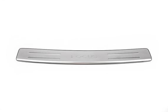 Накладка на задній бампер Libao (Sedan, нерж.) для Ford Focus II 2005-2008 рр | Зображення 1