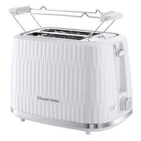 Тостер Russell Hobbs Eden 800Вт, пластик, підігрів, розморожування, білий (27370-56)
