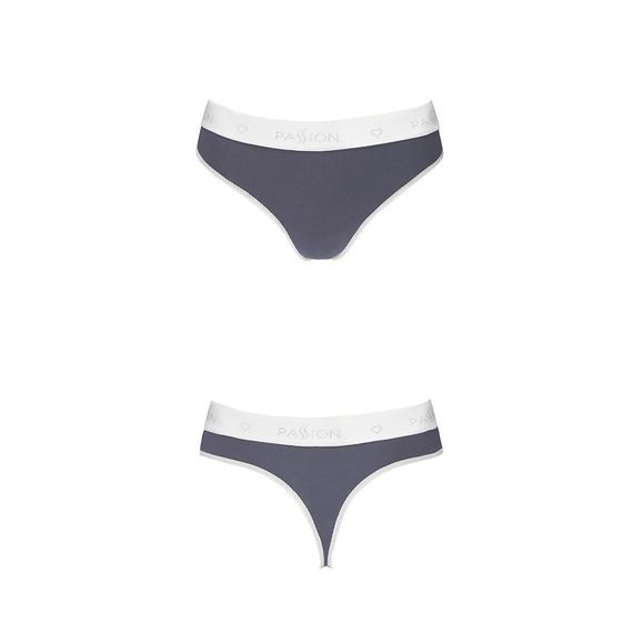 Спортивні трусики-стрінги Passion PS007 PANTIES S, dark grey | Зображення 3