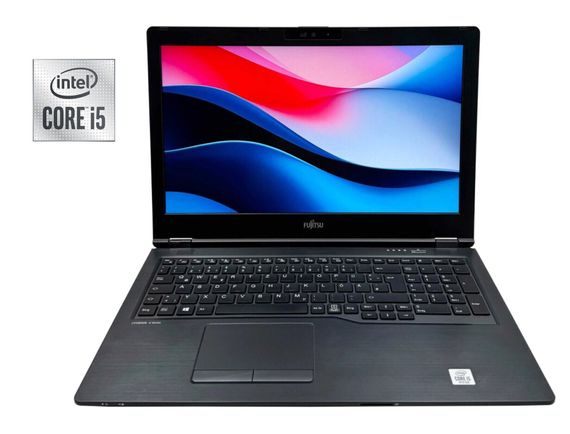 Ультрабук Fujitsu LifeBook U7510 / 15.6" (1920x1080) IPS / Intel Core i5-10210U (4 (8) ядра по 1.6 - 4.2 GHz) / 8 GB DDR4 / 2000 GB SSD / Intel UHD Graphics / WebCam б/в