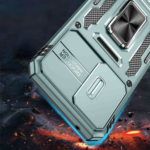 Ударопрочный чехол Camshield Army Ring для Samsung Galaxy A35 / A55 Зеленый / Light Green | Зображення 5