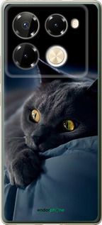 Чохол на Infinix Note 40 PRO 5G Димчастий кіт "825u-3690-2448"