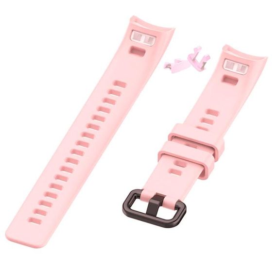 Силіконовий ремінець Primo для фітнес-браслета Huawei Honor Band 4 / 5 - Pink | Зображення 2