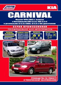 Kia Carnival. Посібник з ремонту й експлуатації. Книга