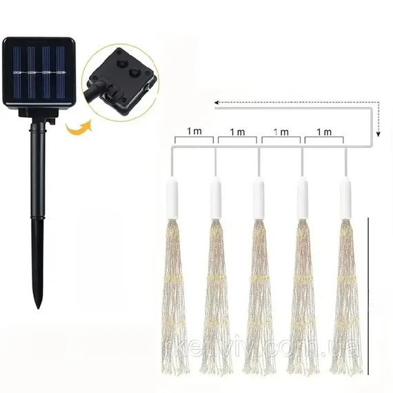 Вулична гірлянда Феєрверк XPRO 3x3 м LED Освітлення (234574931_333) | Зображення 7