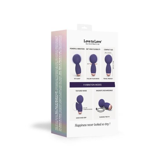 Мінівібромасажер Love To Love Itsy Bitsy – Midnight Indigo sexstyle | Зображення 6