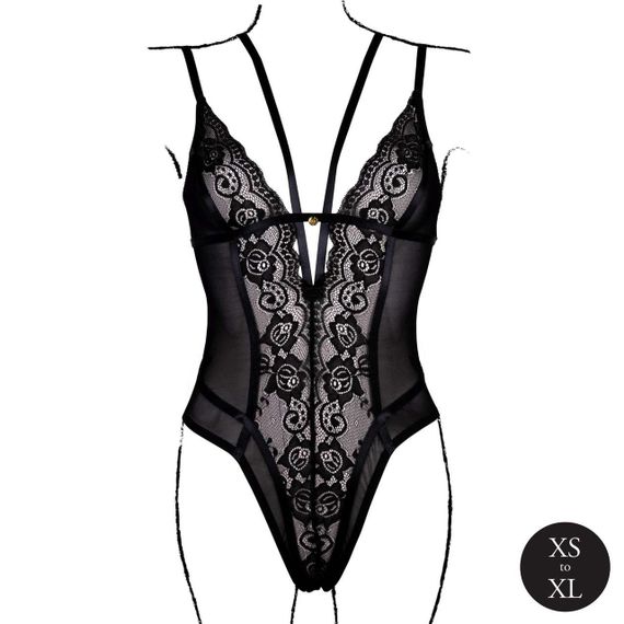 Еротичний боді  Bodysuit with Adjustable Sliders Sex Aura | Зображення 4