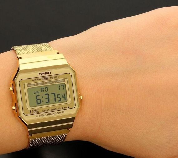 Часы мужские стильные наручные классика золотистые оригинал Япония Casio Collection A700WEMG-9AEF | Зображення 1