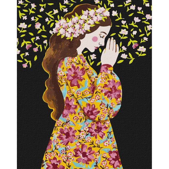 Картина по номерам "Вера" ©olena.papka Идейка KHO2606 40х50 см