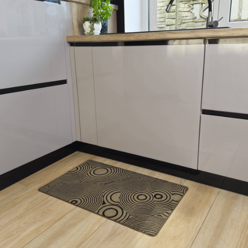 Килимок універсальний для підлоги льон Коло 45*75см Дариана | Зображення 1