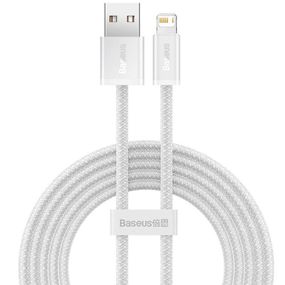 Дата кабель Baseus Dynamic Series USB to Lightning 2.4A (2m) (CALD00050) White