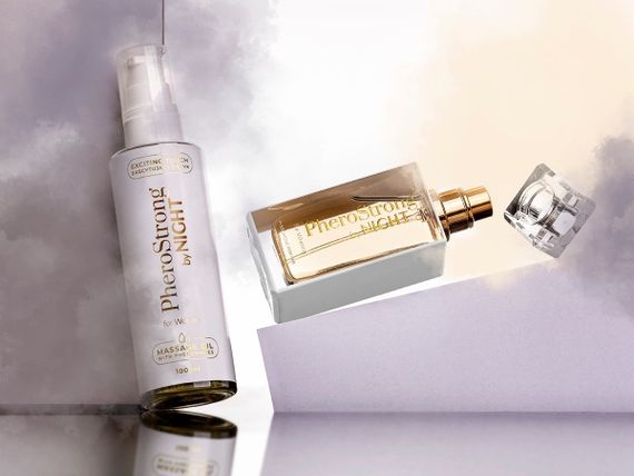 Массажное масло с феромонами для мужчин Pherostrong by Night, 100 мл Sex Aura | Зображення 1