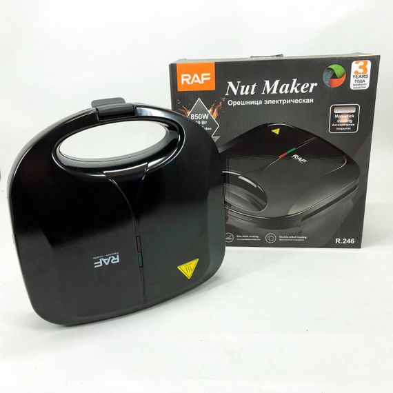 Функціональна вафельниця RAF R.246 750 Вт, Електронна вафельниця, Електровафельниця для тонких вафель IR-84 | Зображення 3