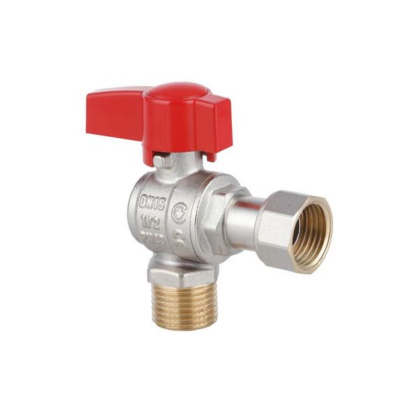 Кран кульовий Thermo Alliance Standart 1/2" ВН кутовий, PN40, з накидною гайкою TAS224W15 | Зображення 2