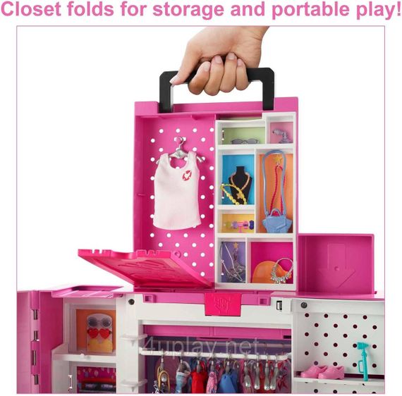 Ігровий набір Барбі Двоповерхова шафа Мрії для ляльки Mattel Barbie Dream Closet Playset | Зображення 5