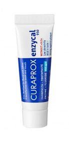 Зубна паста ферментна Curaprox Enzycal 950 mini з фтором, 10 мл., RDA - 30
