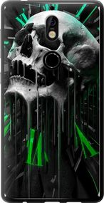 Чехол на Nokia 7 Череп-часы "4100u-1367-17620"