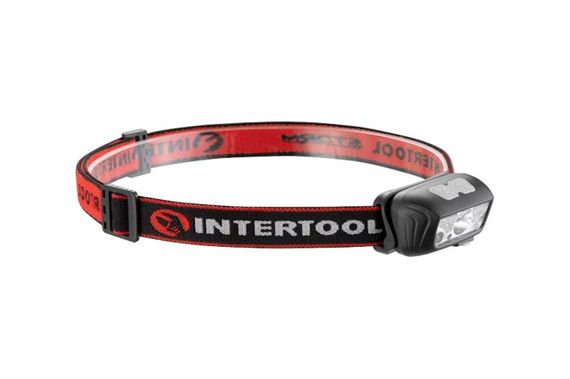 Фонарь налобный Intertool-Storm - 3Вт x 120Лм x 1200мAч 6 (LB-0310) | Зображення 4