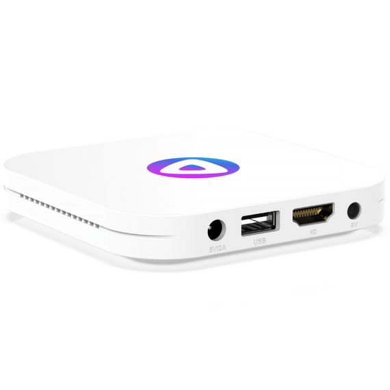 TV Медіаплеєр H96 MAX M1 4/32Gb/ Rockchip RK3528/ Android 13/ WiFi 2.4G+5G/BT 5.1/ білий