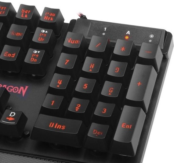 Клавіатура Redragon Yaksa K505 USB UKR Black (70392) | Зображення 4