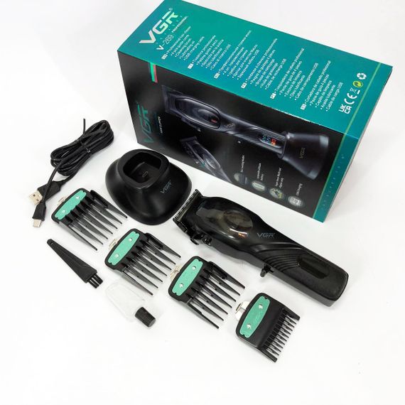 Профессиональный триммер с набором насадок, Мужской триммер для окантовки, Машинка для стрижки хорошая VP-63