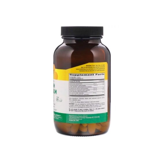 Мультимінеральний комплекс Country Life Target-Mins Calcium Magnesium Zinc 180 Tabs | Зображення 1