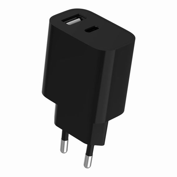 Мережевий зарядний пристрій Gembird TA-UC-2AC12-01-BK | Зображення 2