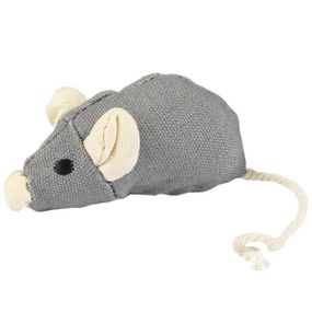 Flamingo Natural Fun Mouse фламинго мышка экологичная игрушка с кошачьей мятой для котов 16х4х3,6 см