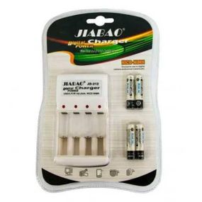 Зарядний пристрій + 4 аккумулятори JIABAO-212 AA