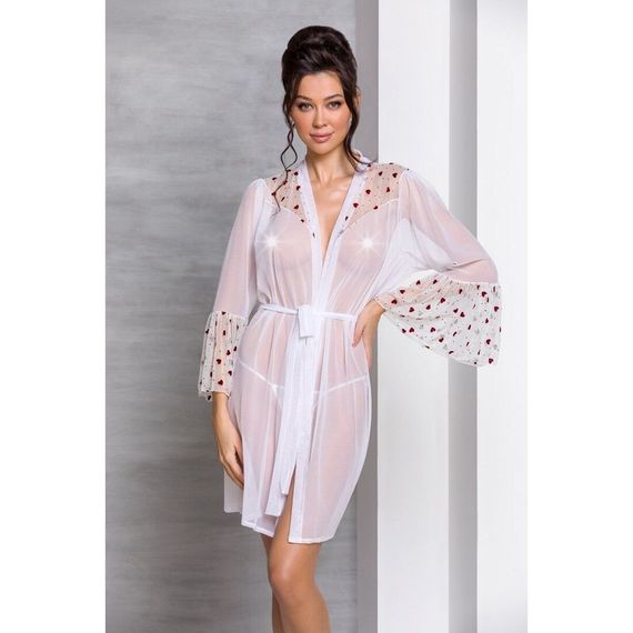 Повітряний пеньюар Passion LOVELIA PEIGNOIR S/M, white | Зображення 2