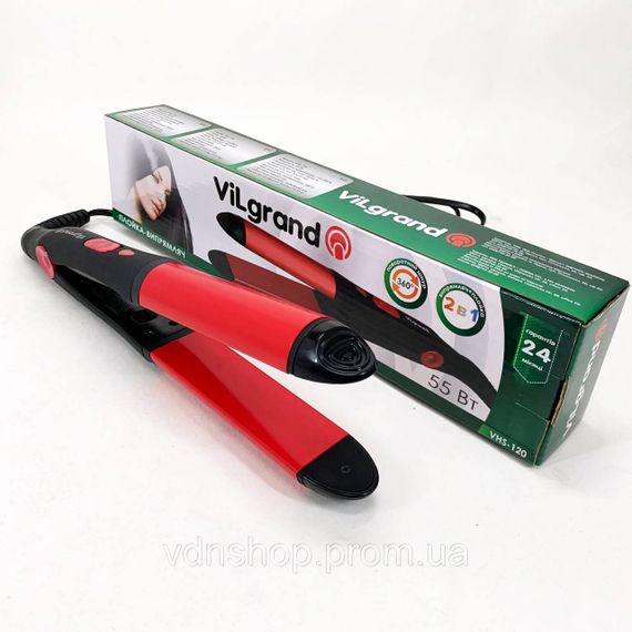 Ергономічна праска-випрямляч ViLgrand, Праска гофре плойка для укладання, Праска-випрямляч потужна XD-65 | Зображення 5