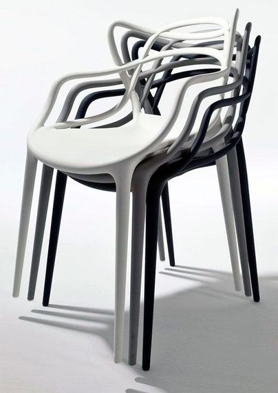 Стілець Masters Chair, чорний пластик PP, дизайн Philippe Starck | Зображення 6
