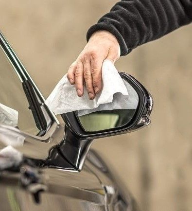 Салфетки для протирки очков, стекла, зеркальных элементов, панелей в авто, экранов гаджетов, 52 шт. | Зображення 1