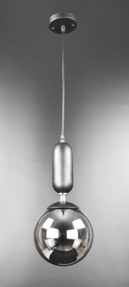 Люстра підвісна LOFT на 1 лампочку 25952 Чорний 40-90х18х18 см.