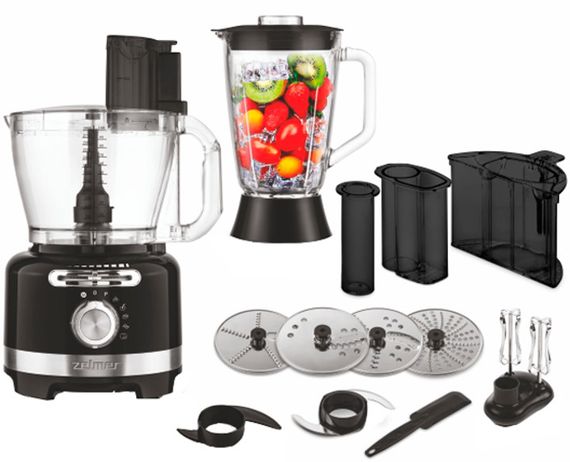 Кухонний комбайн Zelmer ZFP9000B 2000 Вт чорний