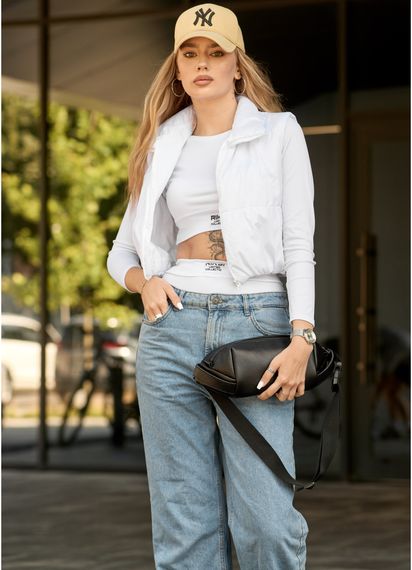 Жіноча сумка бананка Sambag Holster MSH чорна 36 × 14 × 4 см (87119131) | Зображення 3