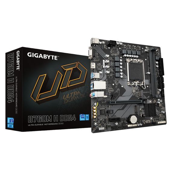 Материнська плата GIGABYTE B760M H DDR4 | Зображення 1