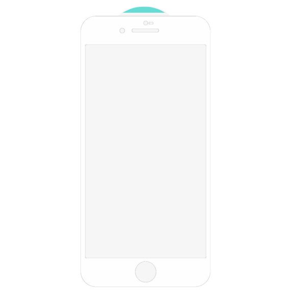 Защитное стекло SKLO 3D для Apple iPhone 7 plus / 8 plus (5.5") Белый | Зображення 1