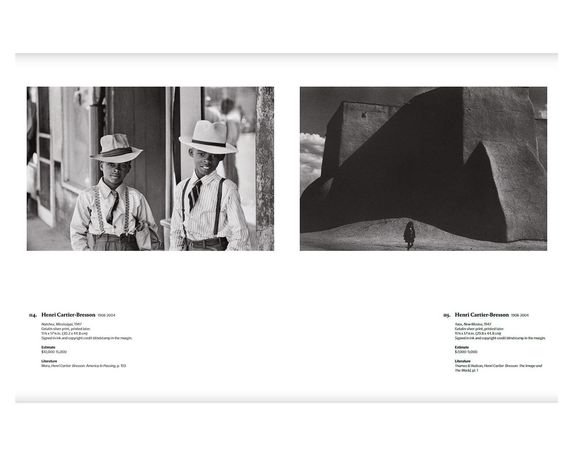 Каталог фотографии аукциона Phillips декабрь 2017 г. Henri Cartier-Bresson: The Eye of the Century | Зображення 3