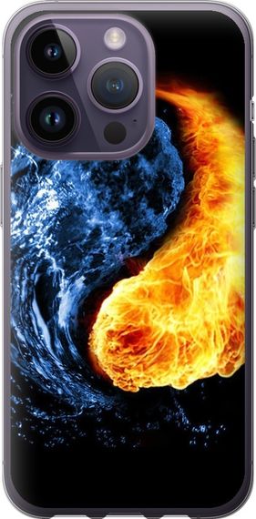 Чехол на iPhone 14 Pro Инь-Янь "1670u-2646-17620"