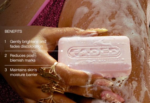 Зволожуюче мило для тіла Topicals Faded Brightening & Cleansing Bar | Зображення 3