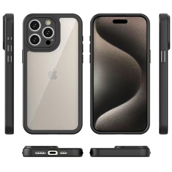TPU чехол Transparent + Colour 1,5mm для Apple iPhone 13 Pro (6.1") | Зображення 1