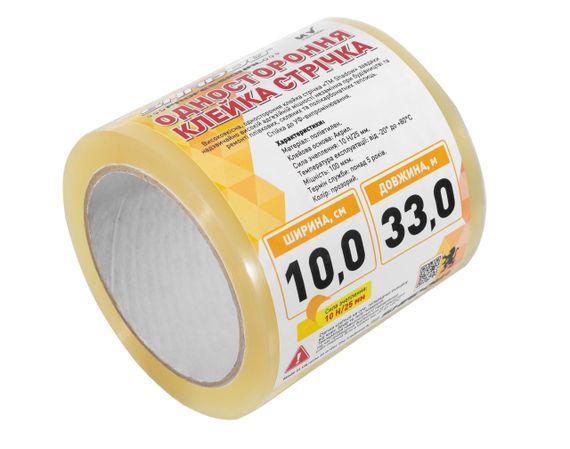 Скотч 100 мкм*33м 10см ширина для пленки УФ 36 стаб