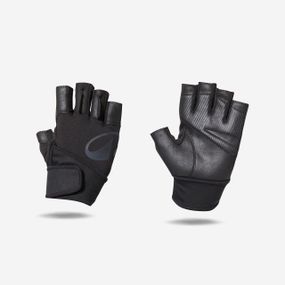 Рукавиці для силових тренувань чорні - 2XL
