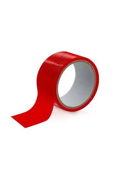 Скотч для бондажа Fetish Tentation Red (15 м), не липне до шкіри і волосків, тільки сам до себе Sex Aura