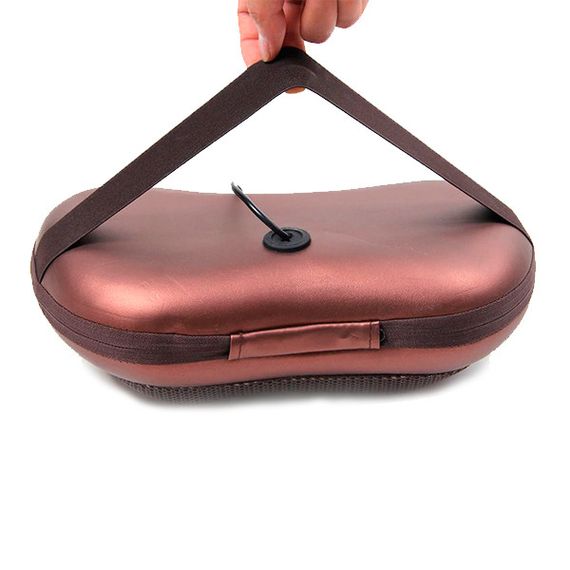 Масажер подушка з вібрацією для дому та машини Massage Pillow UKC QY-8028 з підігрівом для спини | Зображення 2