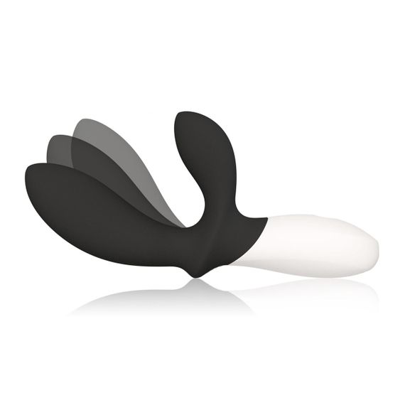 Масажер простати LELO Loki Wave 2 Black, 2 мотори, манливий рух + вібрація Sex Aura | Зображення 1