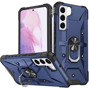 Ударостійкий чохол Pathfinder Ring для Samsung Galaxy S21 FE Синій / Navy