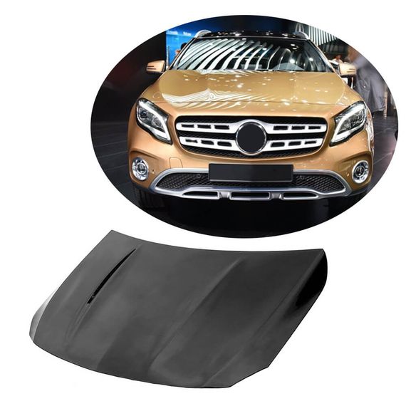 Капот V1 (Карбон) для Mercedes GLA X156 2014-2019 рр
