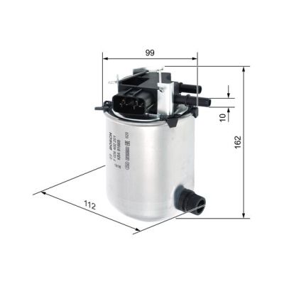 Фильтр топливный Bosch F026402201 | Зображення 3